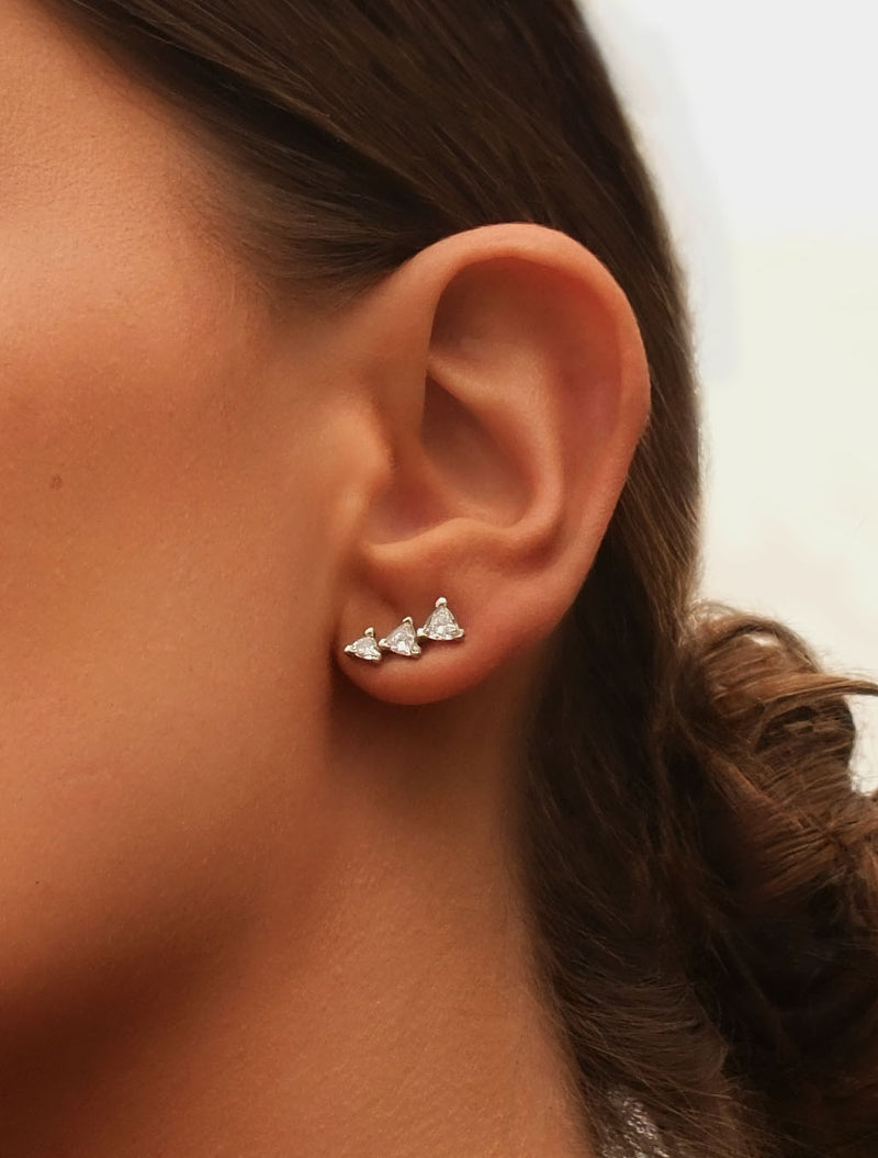 Davina Studs - Product second card image