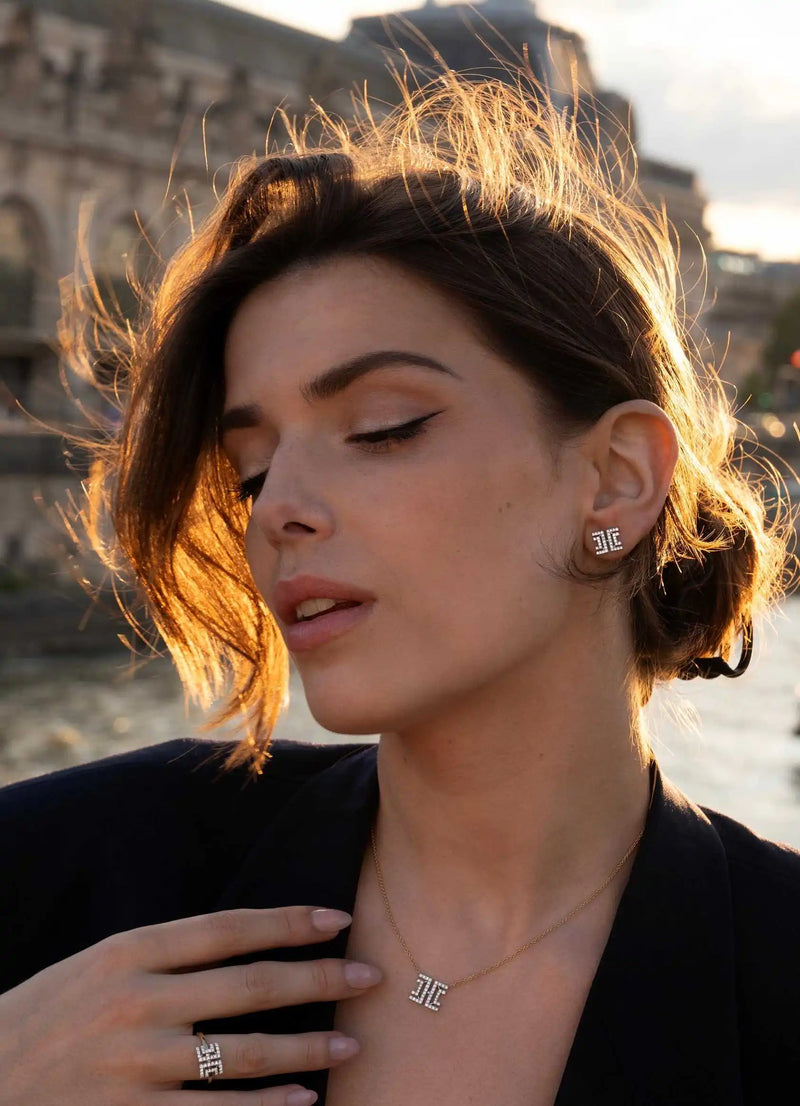 Harper Studs - Product second card image